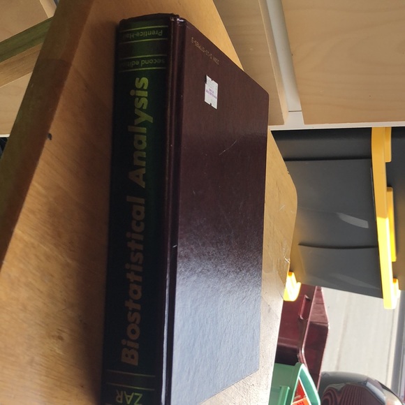 Biostatistical Analysis: Second Edition by Zar, Jerrold H. Hardback Book - Picture 3 of 15